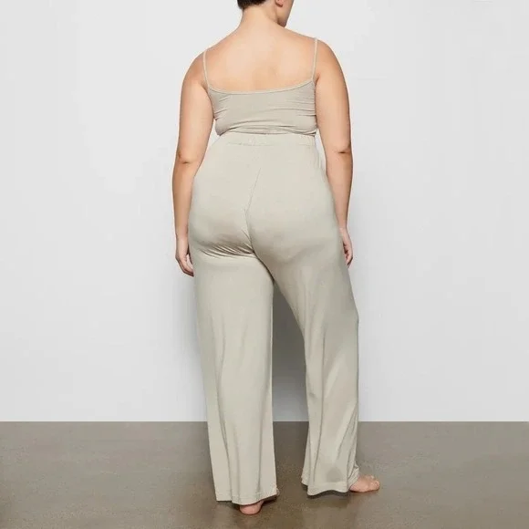 SKIMS Sleep Pajama Lounge Pants Taupe XL - Picture 3 of 10